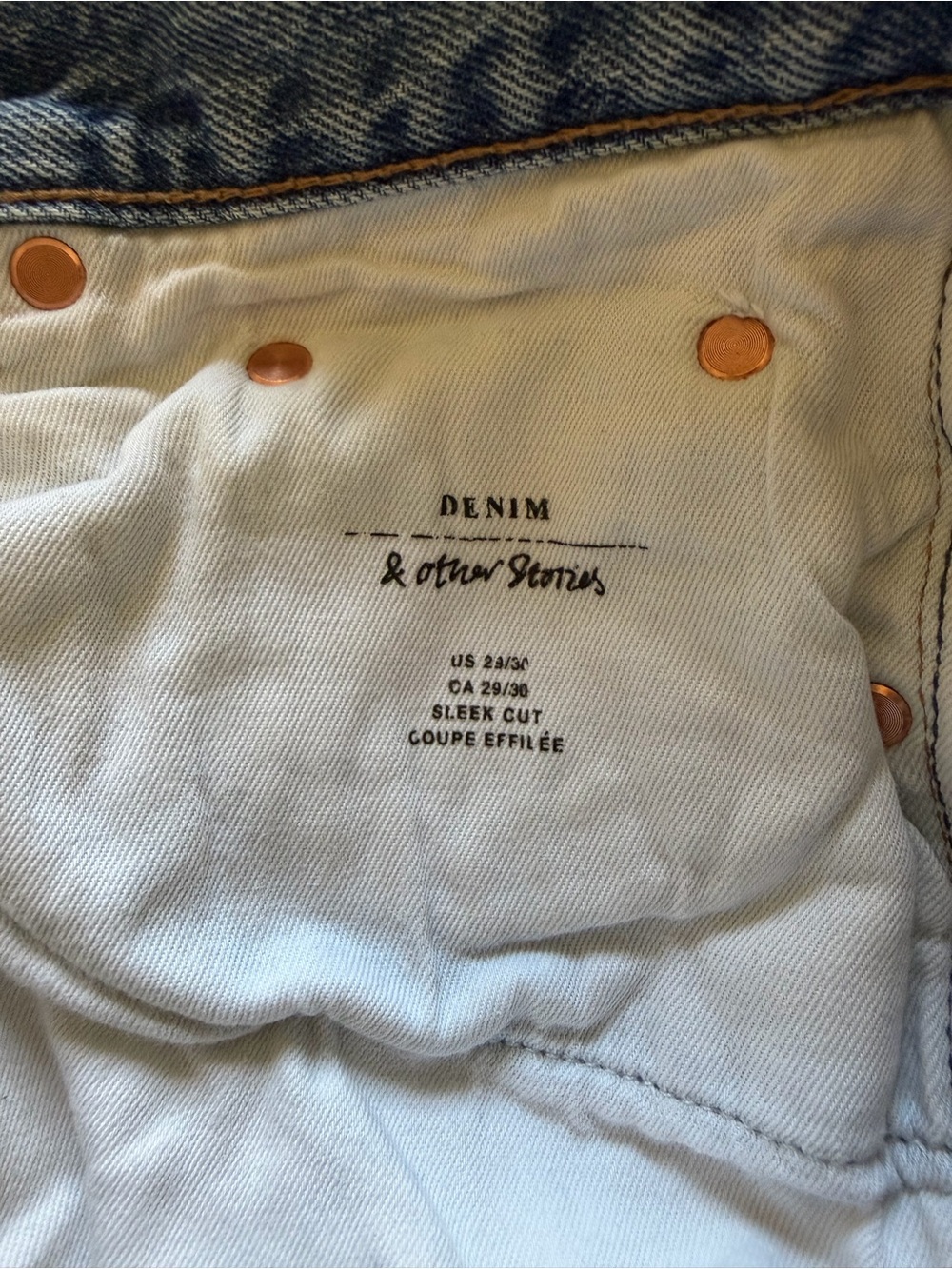 & Other Stories Light Wash Straight-Leg Jeans - Picture 5 of 7